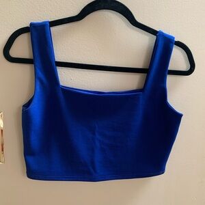 21 saints Cropped blue tank